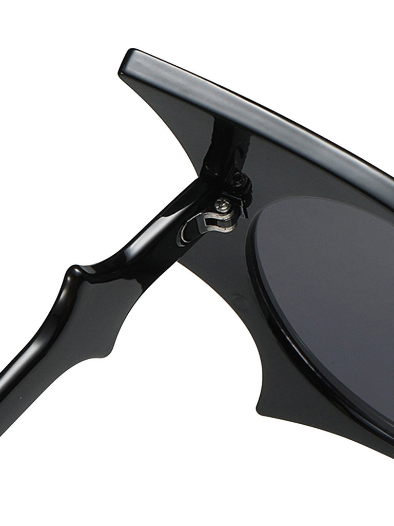 Rot Halloween Fledermaus Flügel Gothic Sonnenbrille