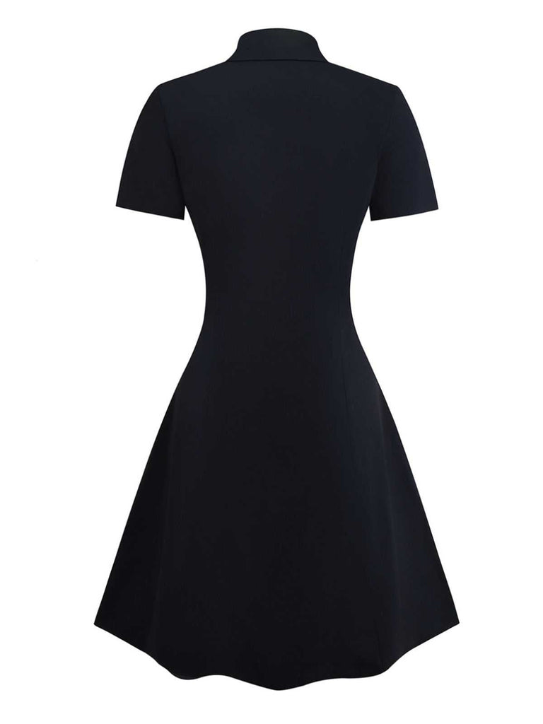 1950er Baumwolle Western-Inspiriert Stickerei House Star Kleid