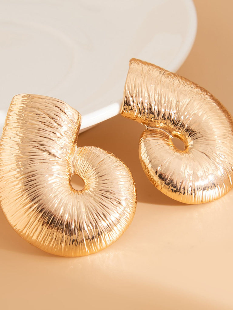 Vintage Irregulär Legierung Ohrringe