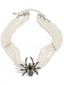 Vintage Halloween Spinnen Perle Halskette