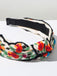 Retro Boho Bestickt Blumen Stirnband