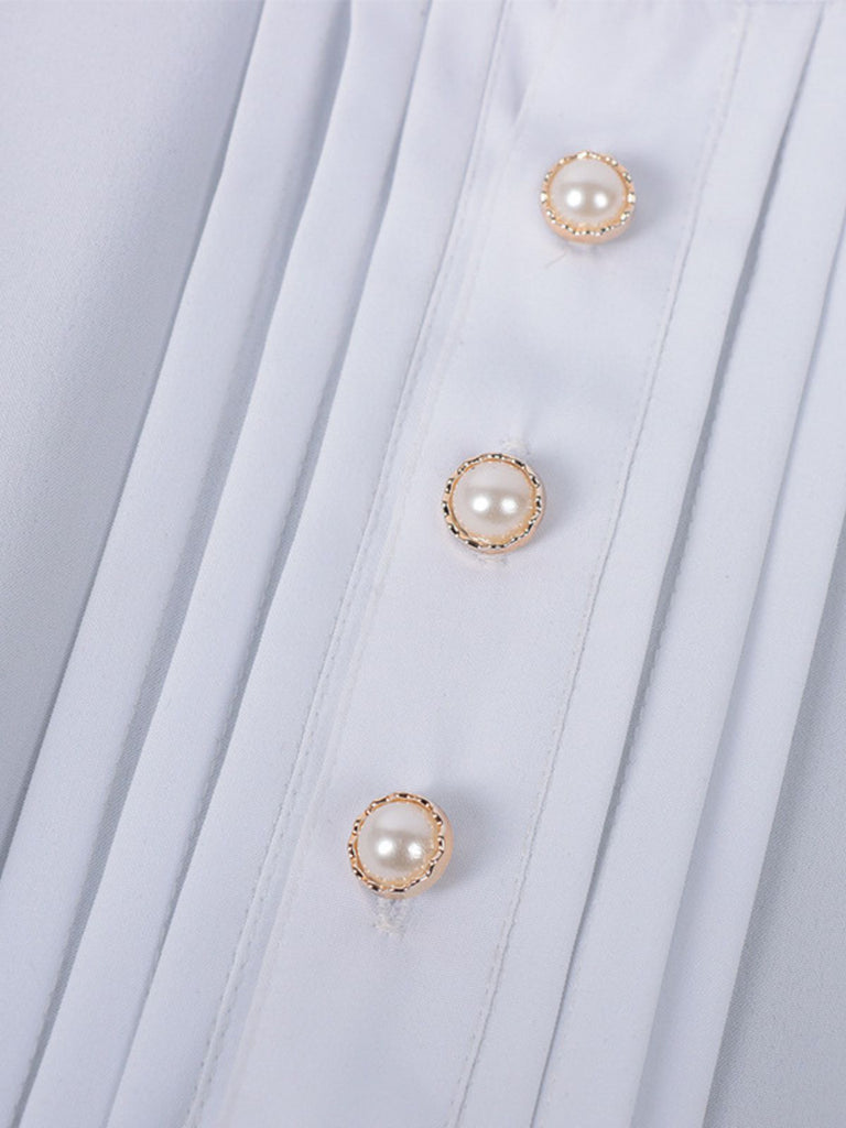 Schwarz 1940er Nonnen-Stil Kreuz Halskette Kleid