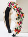Retro Boho Bestickt Blumen Stirnband