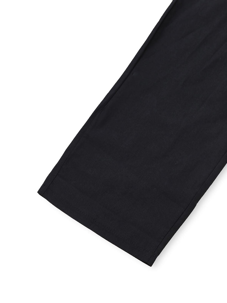 Schwarz 1970er Halloween Gothic Skeleton Straps Jumpsuit