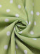 Grün 1940er Rücken-Hohl Polka Dots Kleid