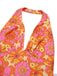 2PCS 1960er Blumen Halfter Top & Solide Rock