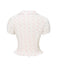 2PCS Rosa 1950er Tulip Bluse & Rose Tasten Hosen