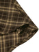 Braun 1960er Plaid Bogen Tie Taste Swing Kleid