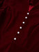 2PCS Weinrot 1940er V-Ausschnitt Samt Jacke & Rock