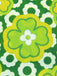 2PCS 1960er Krawattenkragen Blumen Top & Knöpfen Solide Rock
