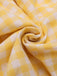 Multicolor 1950er Baumwolle Breit-Träger Plaid Patchwork Kleid