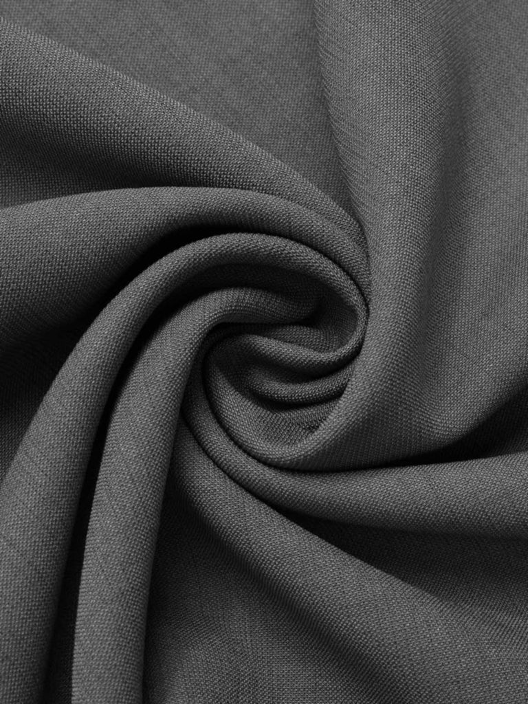 2PCS 1940er Farbblock Rosa Bluse & Grau Kleid