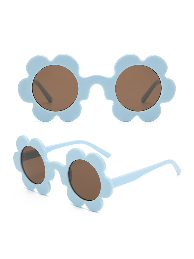 Vintage Blumenrand Sonnenbrille