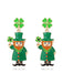 Retro Schmuck St. Patrick Ohrringe