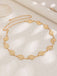 Gold Muschel Legierung Taillenkette