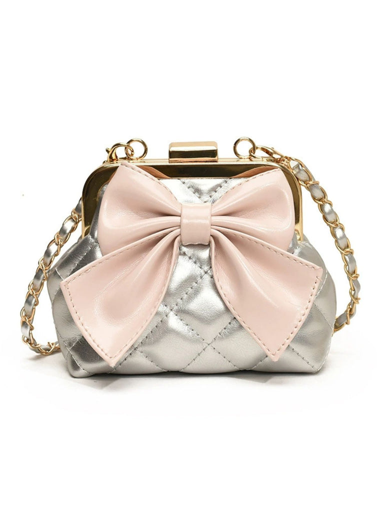 Vintage Bogen Clip Kette Crossbody Tasche
