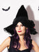 Vintage Halloween Zauberer Hexe Spitz Hut