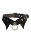 Halloween Gothic Kunstleder Kragen Choker Halskette