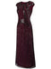SCHWARZ 1920ER PARTY PAILLETTEN VINTAGE KLEID