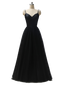 SPAGHETTI-TRÄGER BRAUTJUNGFER MAXI KLEID