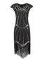 1920ER PAILLETTEN FRANSEN FLAPPER KLEID