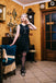 SCHWARZ 1920ER FRANSEN ÄRMELLOS VINTAGE PARTY KLEID