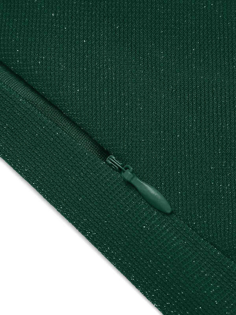 Gelb 1930er Rüsche Schnürschuh Fischschwanz Kleid