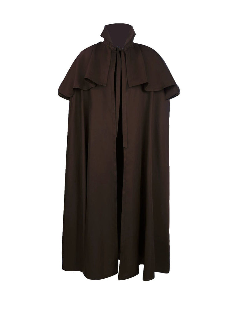 1930er Solide Halloween Gothic Mittelalterlich Tod Mantel