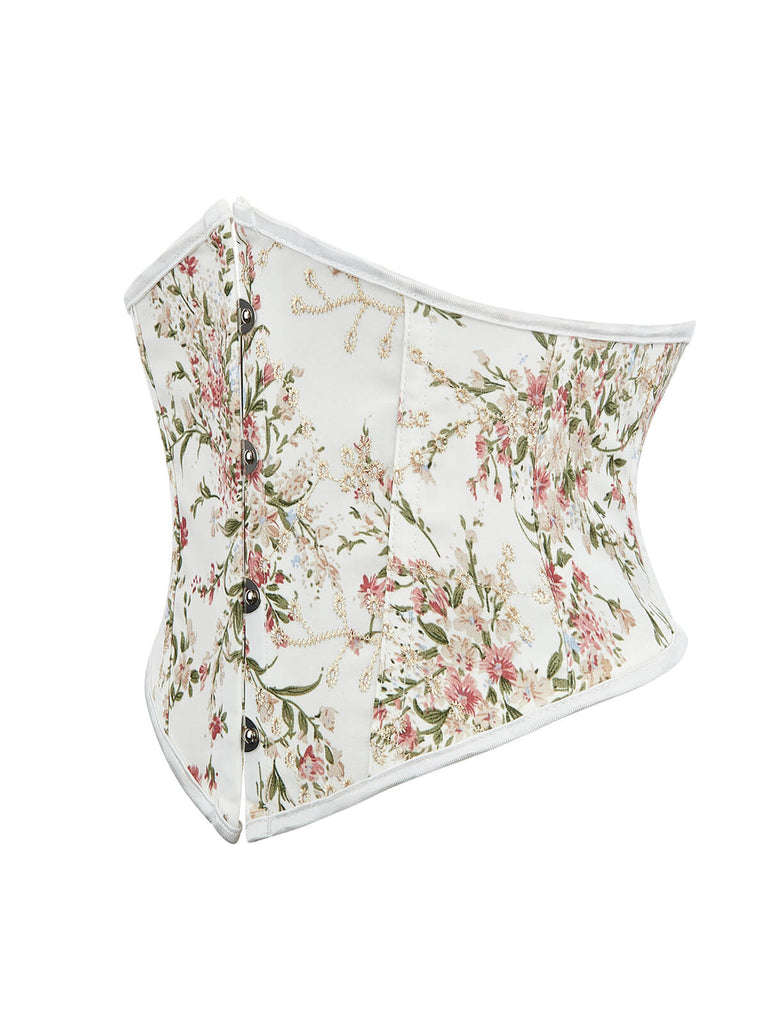 Vintage Palace Blumen Hook Korsett