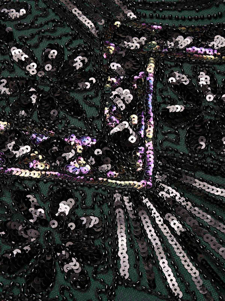 Champagner 1920ER PAILLETTEN GROß KLEID