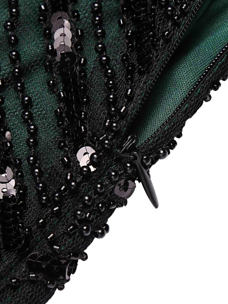 Champagner 1920ER PAILLETTEN GROß KLEID