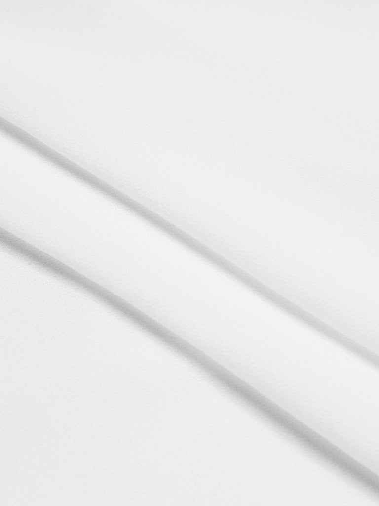 Weißes 1960er Quasten Wickel Cover-up