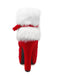 Rot Retro Weihnachten Kurz Plüsch Hoher Absatz Schuhe