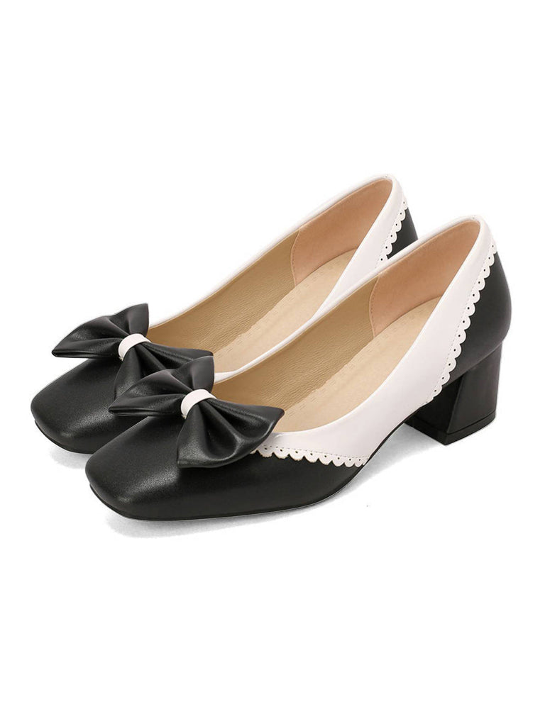 Elfenbein RETRO MARY JANE HIGH HEEL SCHUHE