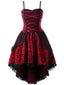 Gothic Steampunk Spitze Spaghetti Kleid