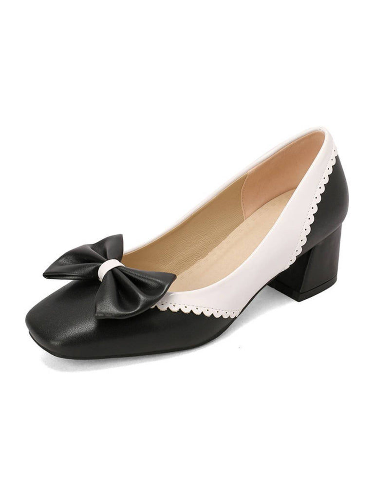 Aprikose RETRO MARY JANE HIGH HEEL SCHUHE
