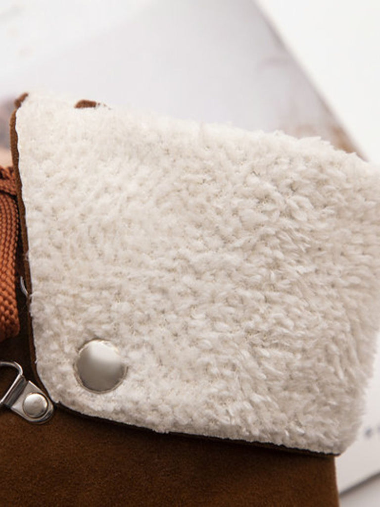 Weinrot Kurze Martin Britischen Stil Stiefel