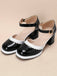 Rosa RETRO KNÖCHELRIEMEN HIGH HEELS SCHUHE
