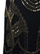 1920ER PAILLETTEN VERZIERT PERLEN FRINGE KLEID