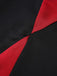 Schwarz & Rot 1930er Gothic Fischschwanz-Trägerkleid