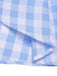 Blau 1950er Spaghettiträger Plaids Schleife Dekor Kleid