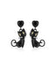 Vintage Katzen Halloween Ohrstecker