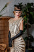 1920ER PAILLETTEN ART DECO MAXIKLEID