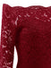 Dunkelblau 1950ER SPITZE SCHULTERFREIES KLEID