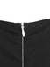 Schwarz 1950ER HOHE TAILLE V-AUSSCHNITT SWING KLEID