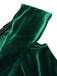Dunkelgrün VINTAGE SCHULTERFREI PENCIL KLEID