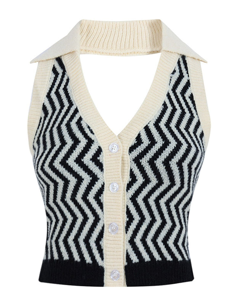 STREIFEN STRICKANLEITUNG NECKHOLDER TOP