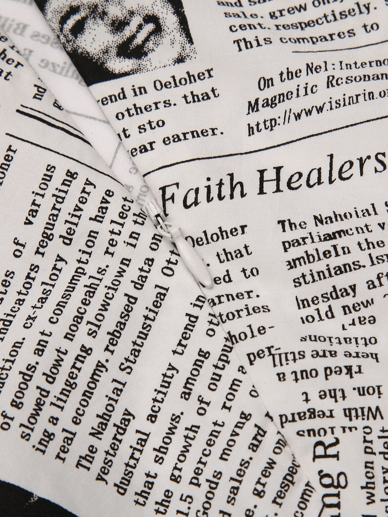 Weiß 1950er Halloween Fledermaus Kap Swing Kleid