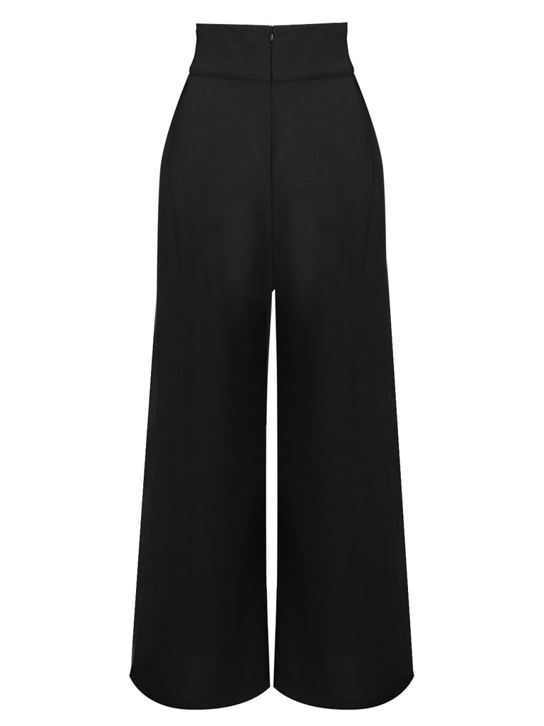 1930er SOLIDE BLUSE & SCHWARZ STRÄGER HOSE