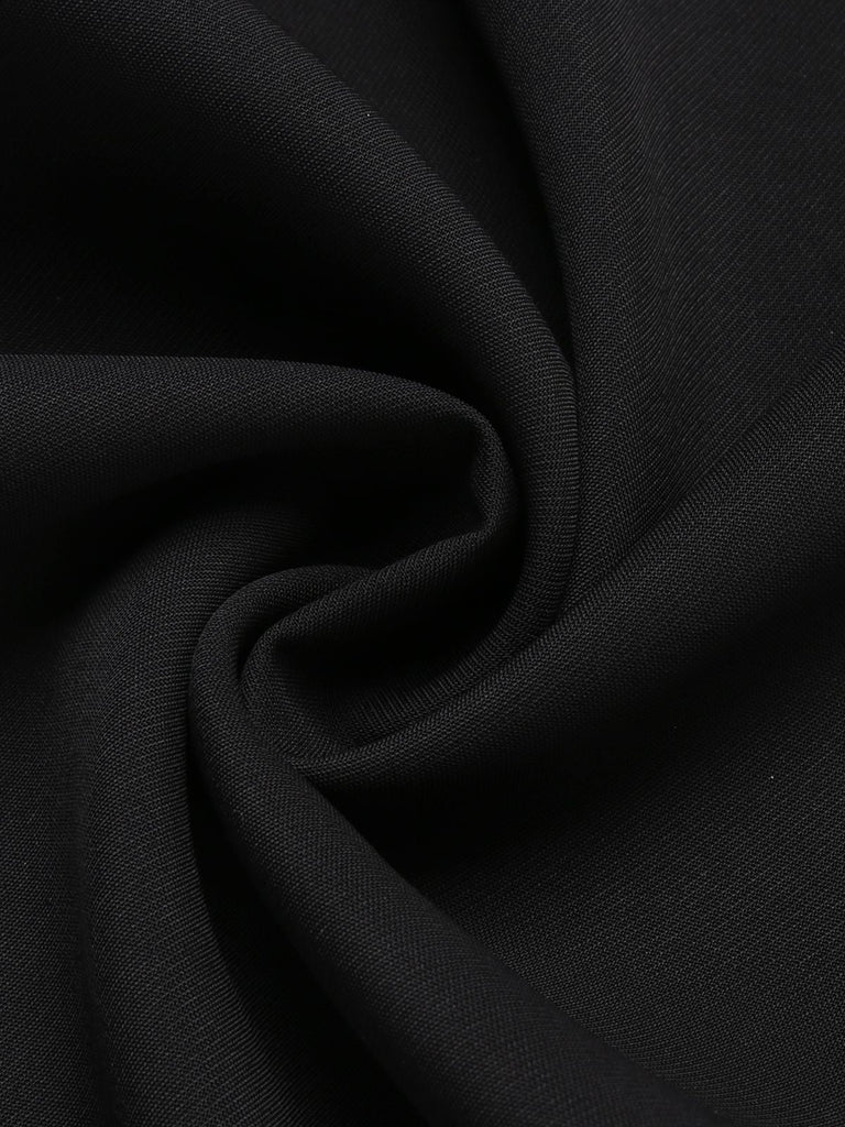1930er SOLIDE BLUSE & SCHWARZ STRÄGER HOSE